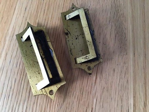 Antique writing slope brass - antique,