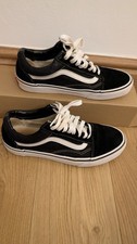 VANS Black Classic Canvas Men's Shoes Size UK 7