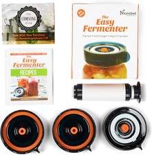 Easy Fermenter Fermentation Kit - Wide Mouth Lid 3-Pack | Nourished Essentials