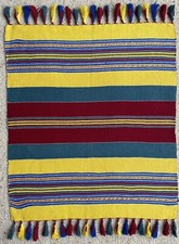 Vintage hand woven tapestry - vintage,