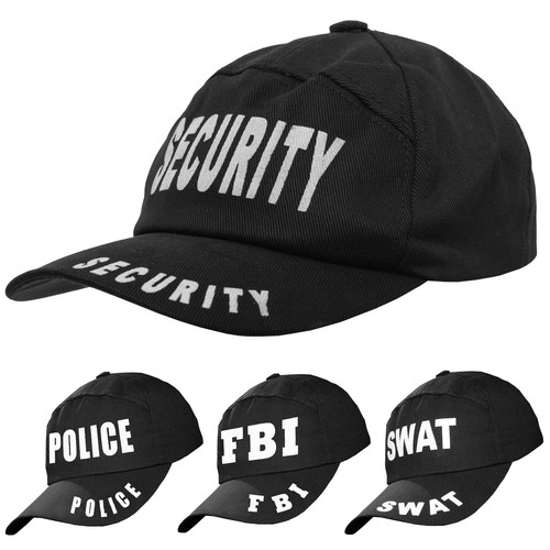 Fbi swat security black - swat, hat