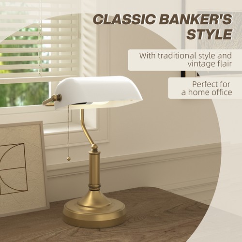Banker desk lamp with - banker's,