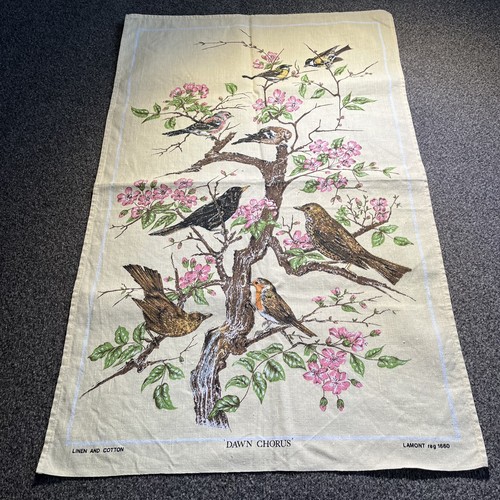 Vtg lamont tea towel - lamont,