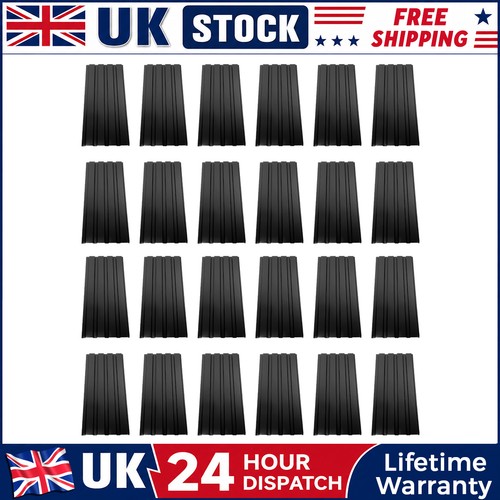 24pc black corrugated - corrugated, steel
