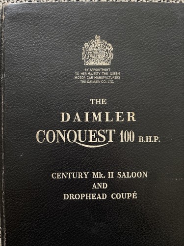 Daimler conquest mk2 100hp - daimler,