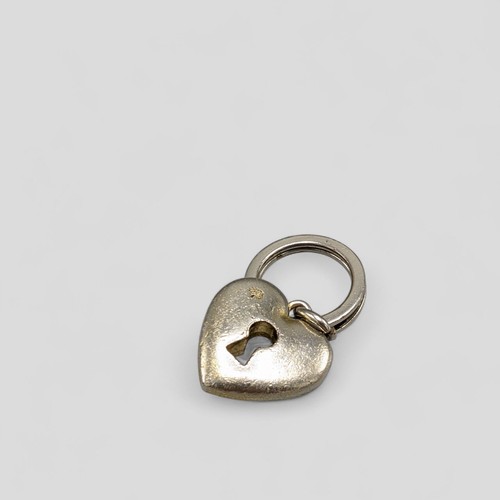 Mulberry heart keyring in - mulberry,
