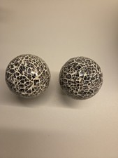 DUNELM Round Curtain Pole Finials 2pcs 28mm