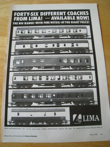Railway lima models riko - railway,