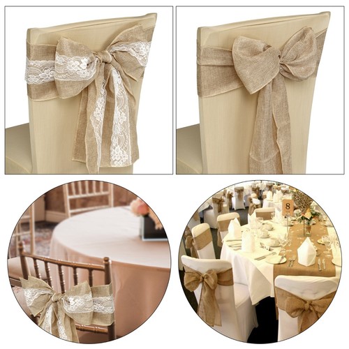 Hessian burlap fabric chair - hessian,
