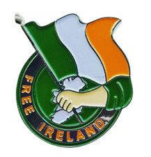 Free Ireland Flag Enamel Pin