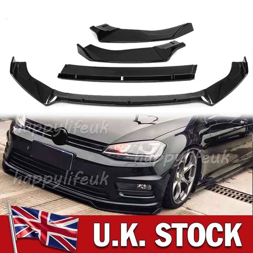 Front bumper lip spoiler - front,