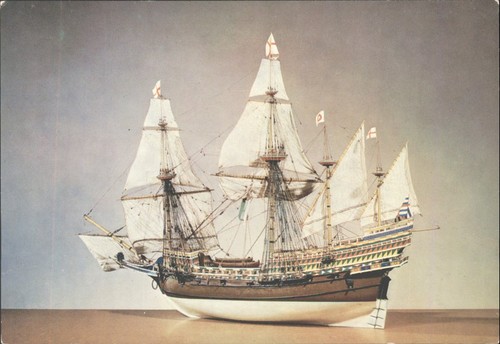 Elizabethan galleon ship model - elizabethan,