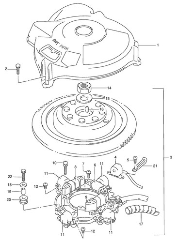 Suzuki genuine bolt dt4 - genuine,