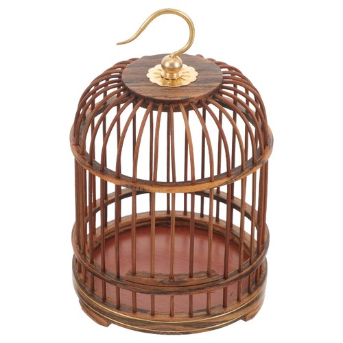 Hanging bird cage wooden - hanging,