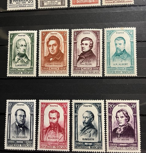 French stamps 1948 - french,