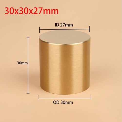 Brass table chair foot - brass, cover