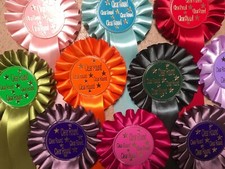 ROSETTES 1 tier CLEAR ROUND x
