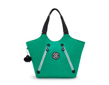 Kipling NEW CICELY Medium Tote with Zipped Closure - Rapid Green RRP £93