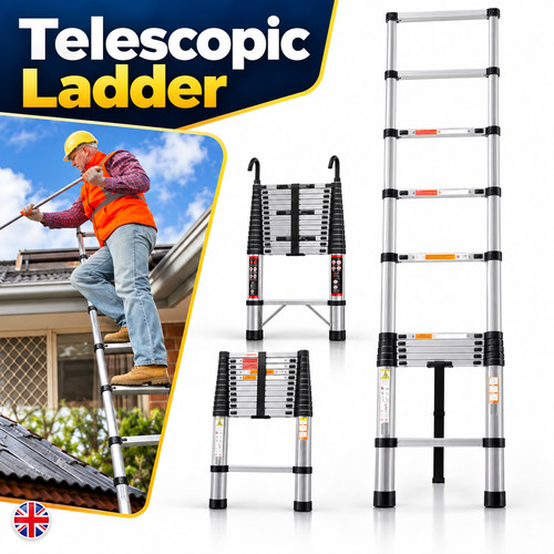Telescopic ladder stainless - ladder,