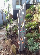 Stained Glass Garden Fish