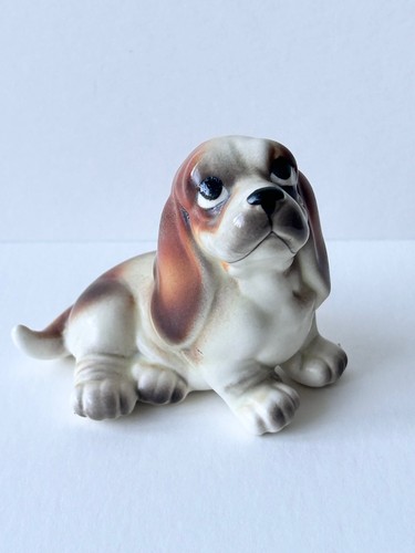 Vintage tall puppy - 2.5", basset