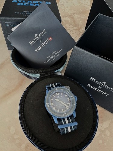 Blancpain swatch atlantic - x,
