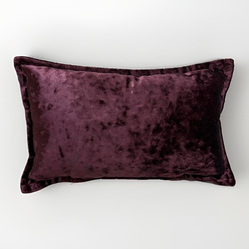 Wine crushed velvet - x2,