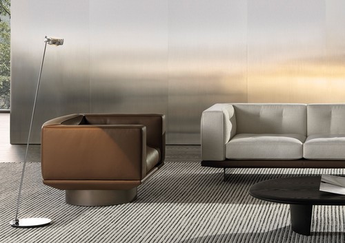 Minotti sally armchair - minotti, swivels