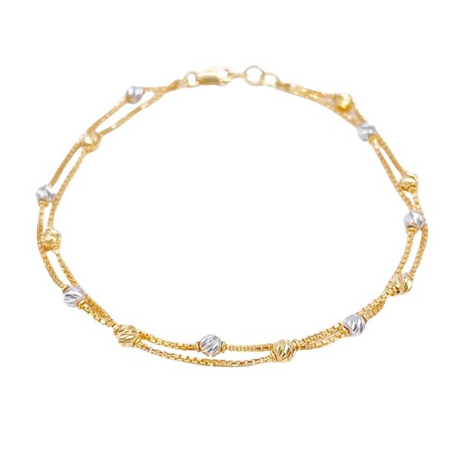 22ct yellow gold double - yellow,