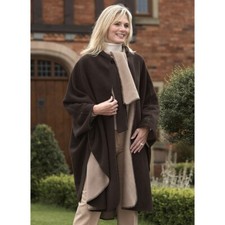 Womens Reversible Brown Fleece