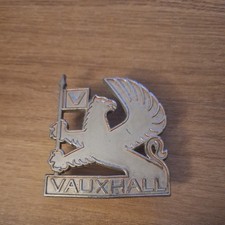 Metal Vauxhall Griffin Badge 68 X 72 mm Chevette Cavalier