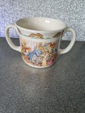 Bunnykins christening mug