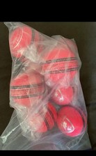 6 X Pink Cricket Balls 5.5 Oz. Great Pieces Hand Made Leather 