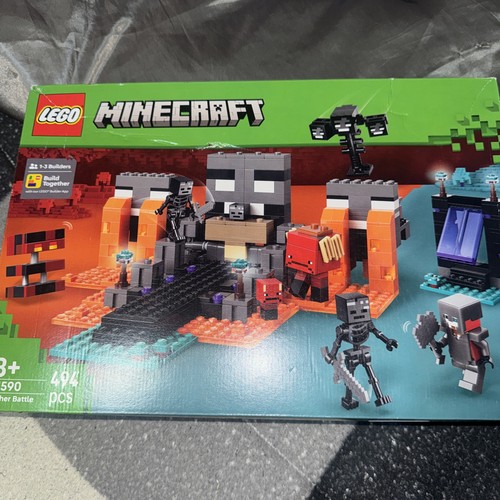 Lego minecraft wither battle - lego,
