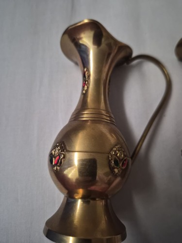 Brass jug gold ethnic - jug,