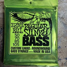 Ernie Ball Regular Slinky Nickel Wound Electric Bass Strings 50-105 Gauge New
