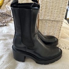 Zara Ladies Women's Black Faux