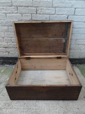Vintage wooden storage chest