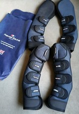 Premier Equine Air Technology Knee Pro-Tech Horse Travel Boots Size: Large Navy