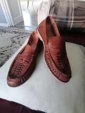 TOPMAN MEN'S SZ9 BROWN LEATHER