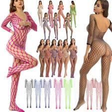 UK Women's Fishnet Crotchless