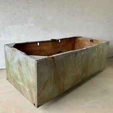 Huge Reclaimed Galvanised Riveted Water Tank Planter