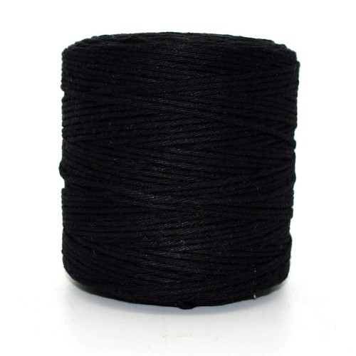 Premium black macrame cord - macrame,