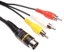 Atari 65XE,130XE,600XL,800,800XL,1200XL High Quality RCA A/V Lead TV Video Cable