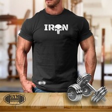 Iron Skull T Shirt Gym