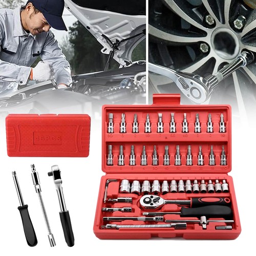 46pcs drive socket set - set, 1/4''