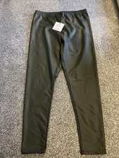 Khaki Green PVC Wet Effect