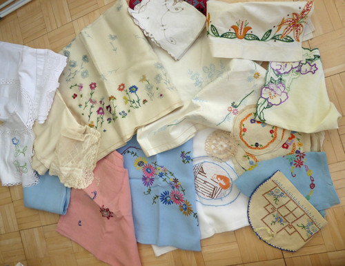 Vintage bundle linen - vintage,