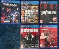 PS4 used and new 5 Games