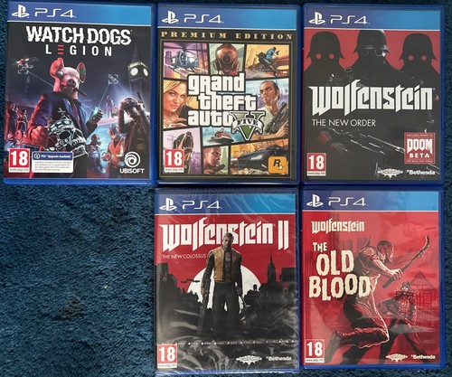 Ps4 used and - new, 5